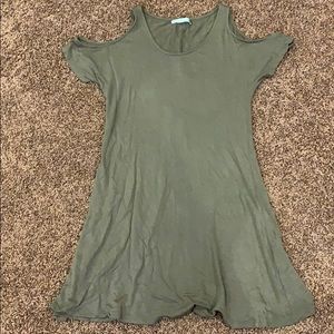 Olive colored dress (Fits like medium)